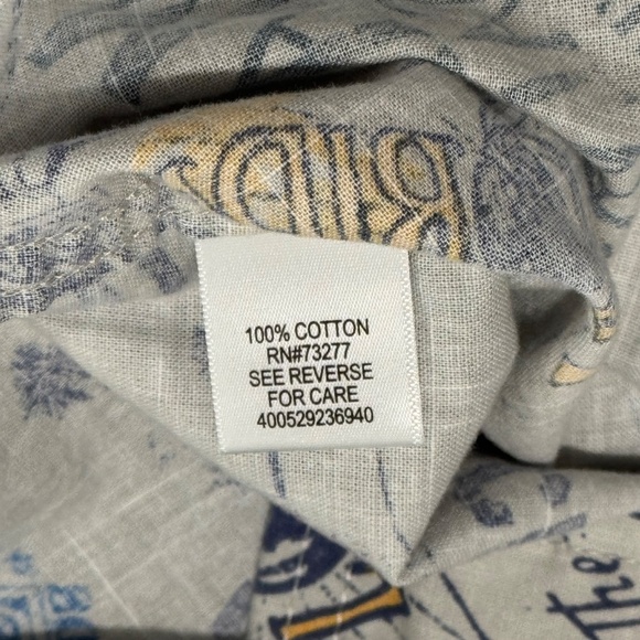 croft and barrow button polo shirt with stamp design about Florida, Hawaii - Picture 5 of 6